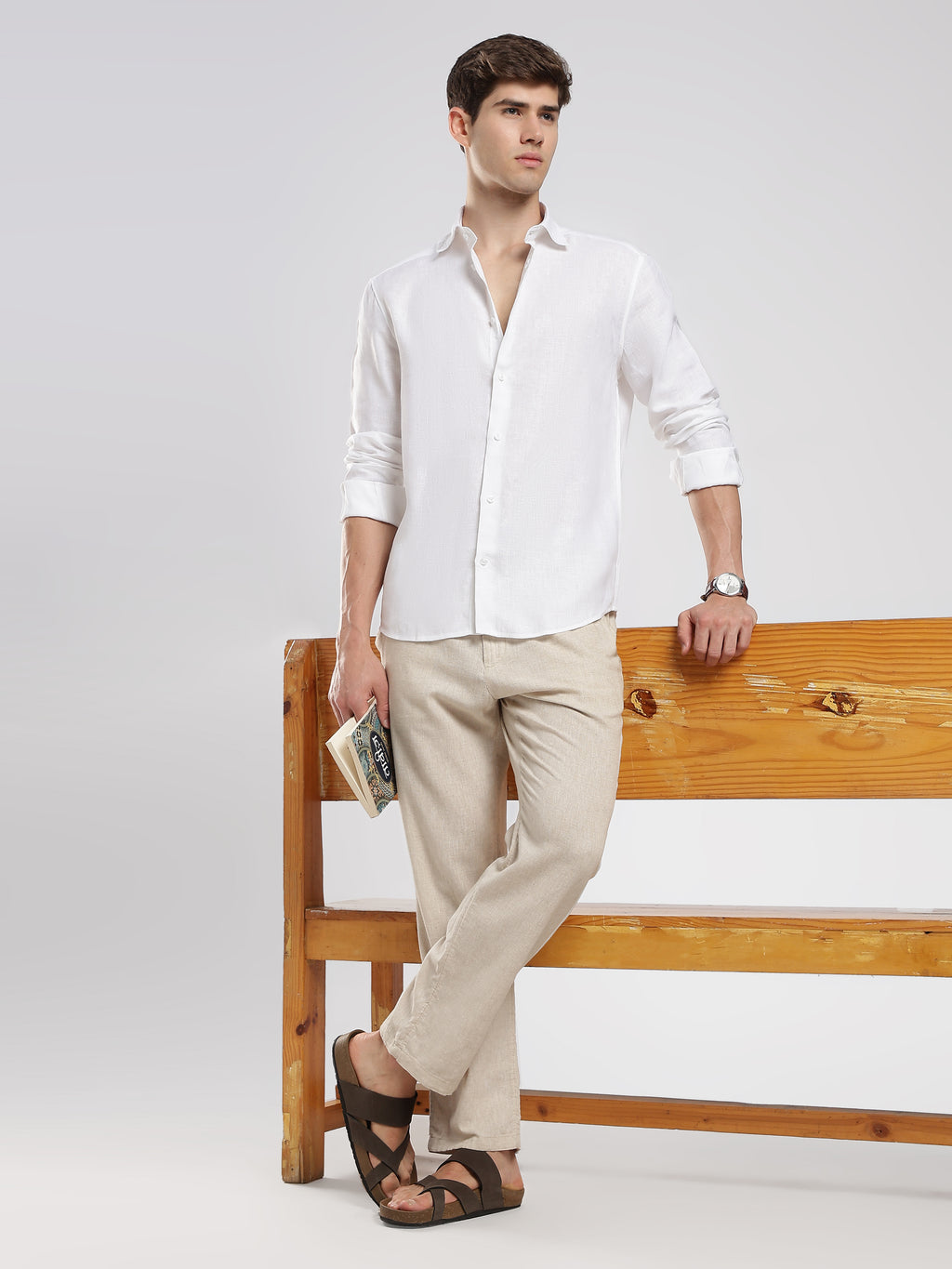 White Air Linen Shirt – Summer Classic