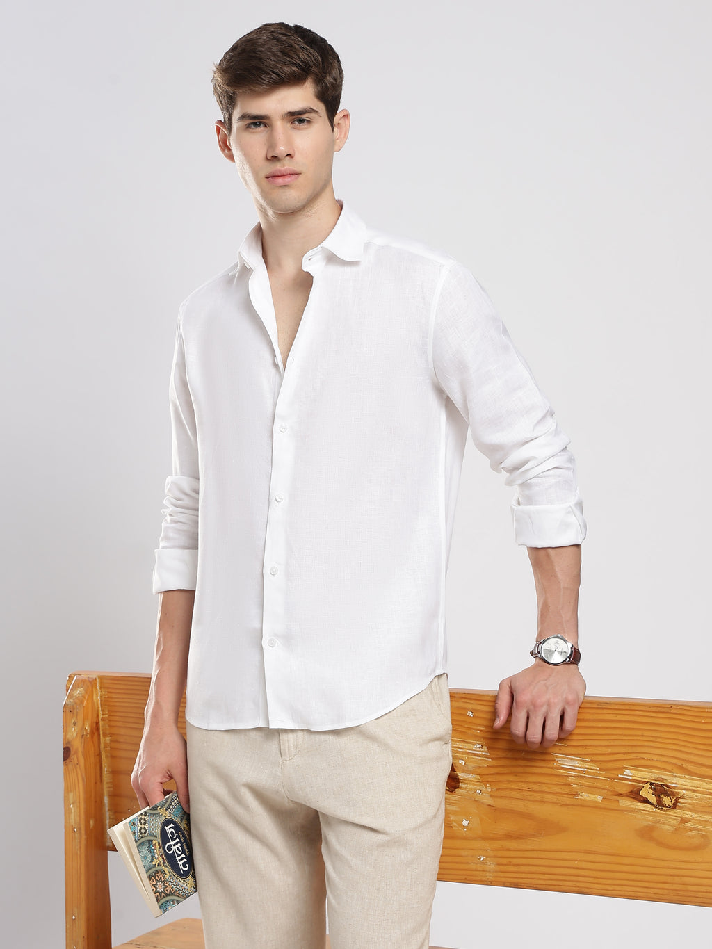 White Air Linen Shirt – Summer Classic