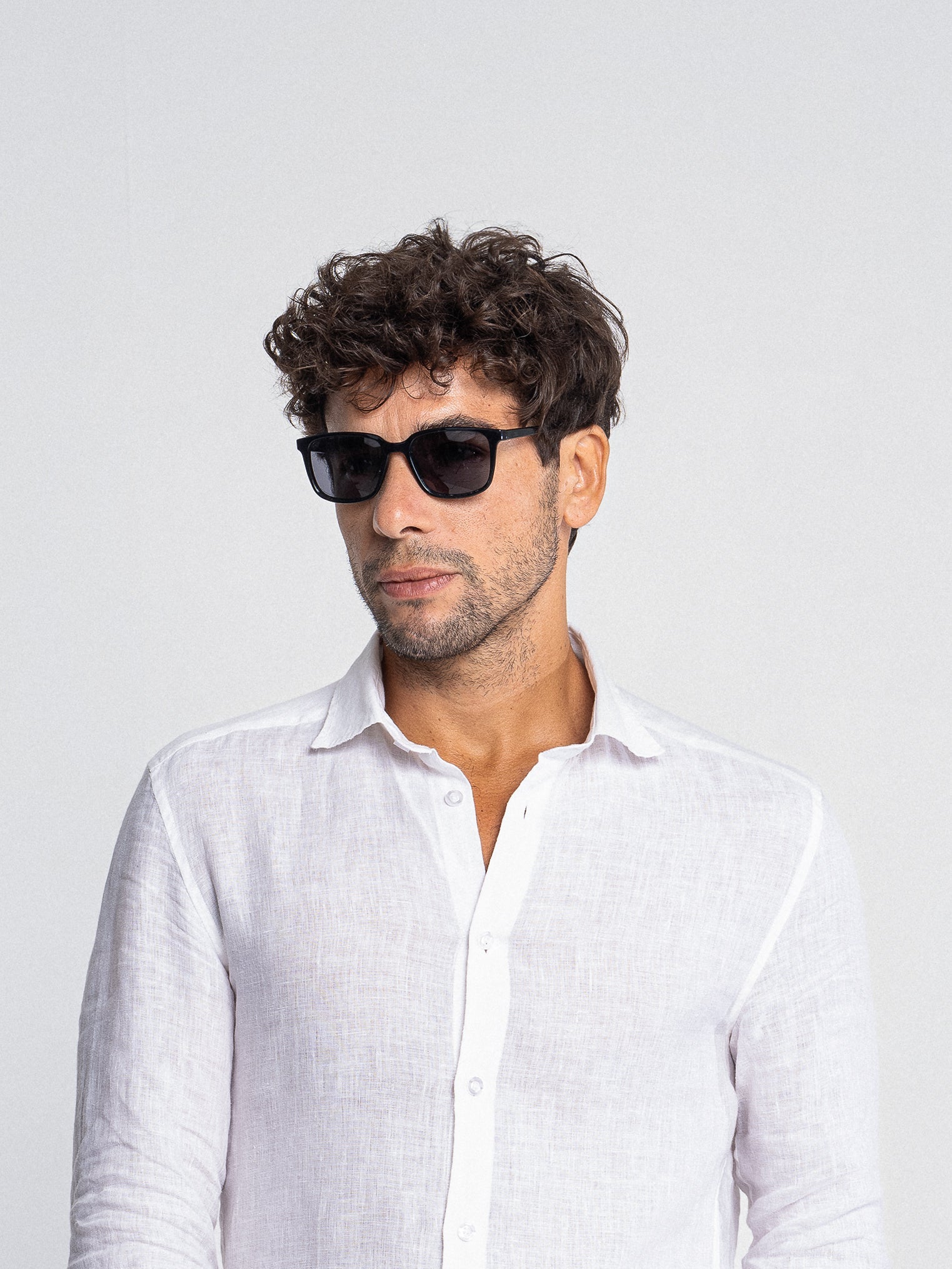 White Irish Linen Shirt